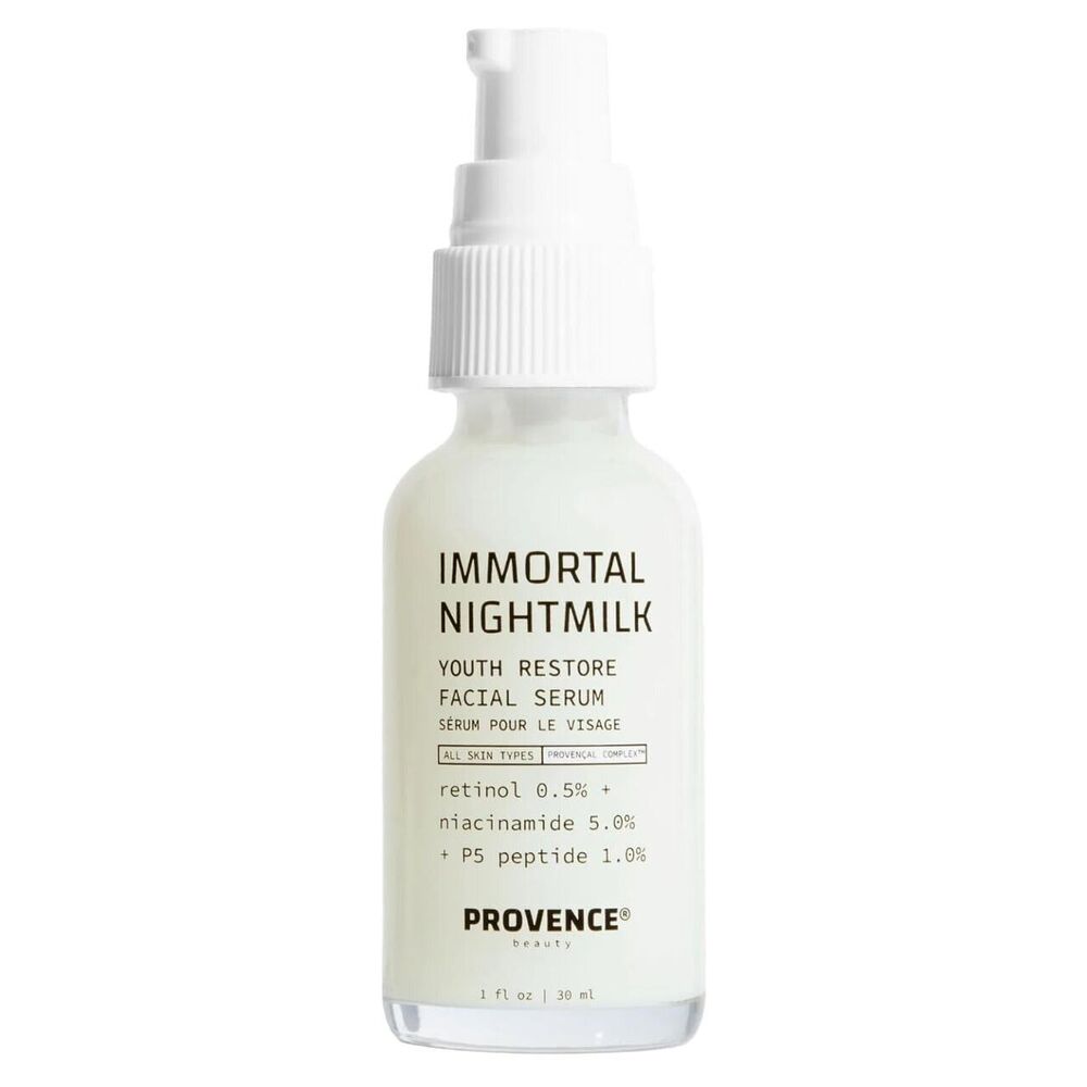 Provence Beauty Immortal Nightmilk Youth Restore Facial Serum 1 fl oz/30 ml NIB